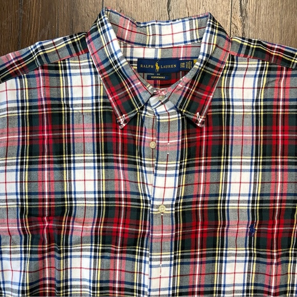 Ralph Lauren plaid button down SZ 2XB - Picture 2 of 3